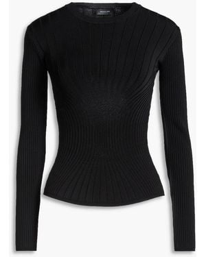 Mugler Knitted Top - Black
