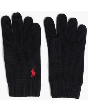 Polo Ralph Lauren Wool Gloves - Black