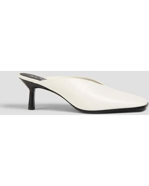 3.1 Phillip Lim Id Leather Mules - White