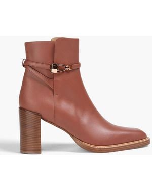 Gabriela Hearst Nina Leather Ankle Boots - Brown