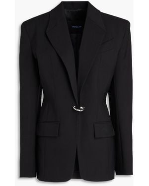 Mugler Wool Blazer - Black