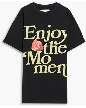 3.1 Phillip Lim Printed Cotton-Jersey T-Shirt - Black