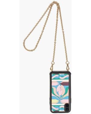 PUCCI Printed Faux Textured-leather Iphone X/xs Case - White