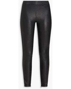 Vince Leather leggings - Black
