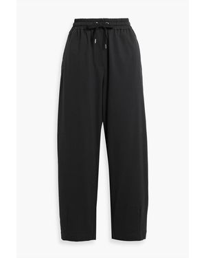Brunello Cucinelli Cotton-Blend Jersey Track Pants - Black