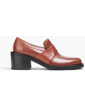 Dries Van Noten Leather Loafers - Brown