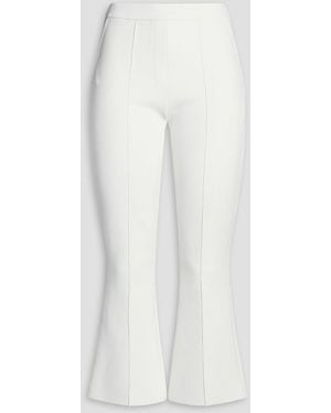 3.1 Phillip Lim Stretch-Knit Kick-Flare Trousers - White