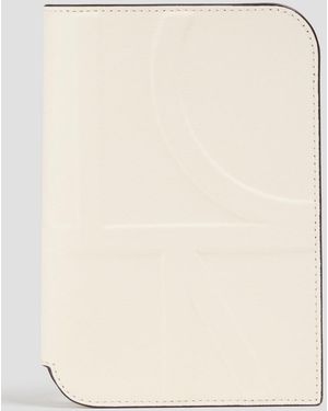 TOTEME Embossed Leather Passport Cover - Natural