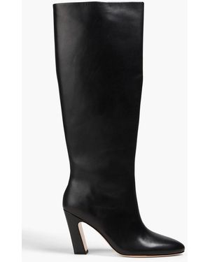 STUDIO AMELIA Cassidy Leather Knee Boots - Black