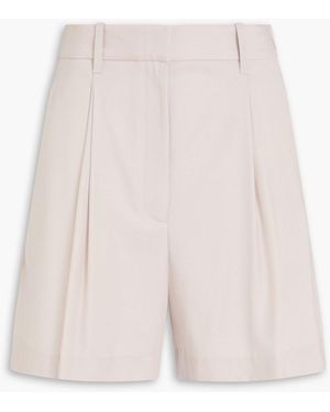 A.Emery Astor Pleated Wool Shorts - Pink