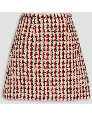 Etro Wool-Blend Mini Skirt - Red