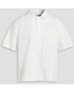 FRAME Cotton-Poplin Shirt - Blue
