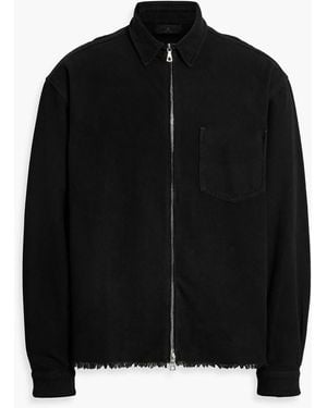 John Elliott Embroidered Denim Jacket - Black
