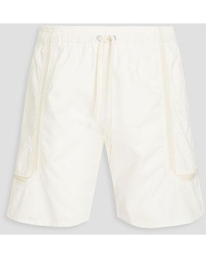 John Elliott Vintage frame shorts aus baumwolle mit tunnelzug - Weiß