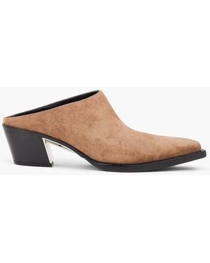 3.1 Phillip Lim Downtown Suede Mules - Brown