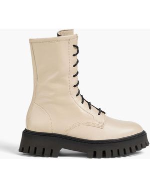 IRO Combat boots aus leder - Weiß