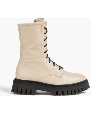 IRO Combat boots aus leder - Weiß