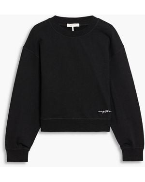 Rag & Bone Vintage French Cotton-Terry Sweatshirt - Black