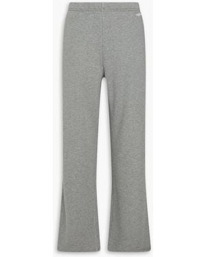 Rag & Bone French Cotton-Blend Terry Track Pants - Black