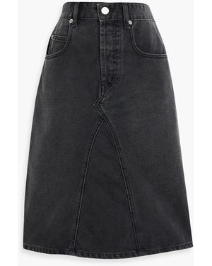 Isabel Marant Fiali Denim Skirt - Black