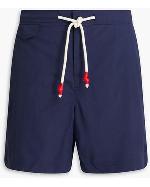 Orlebar Brown Mittellange badeshorts - Blau