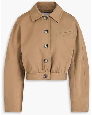 Ganni Twill Jacket - Natural