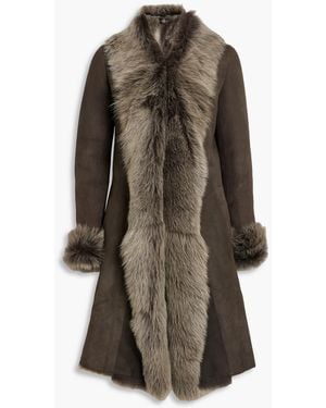 Dom Goor Shearling Coat - Brown