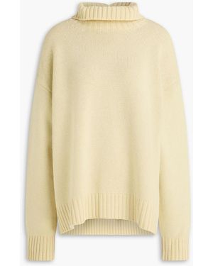 Jil Sander Cashmere-Blend Turtleneck Sweater - Yellow