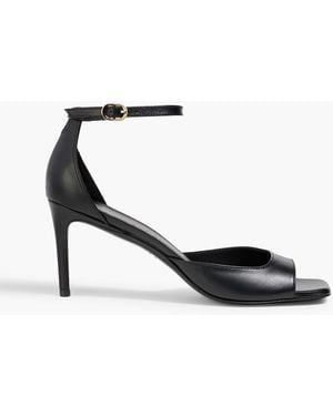 Stuart Weitzman Leather Sandals - Black