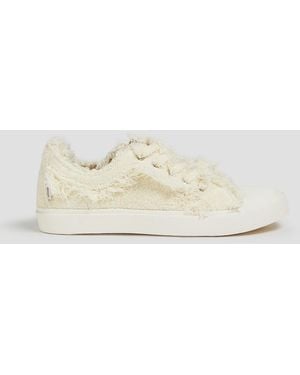 Zimmermann Fringed Terry Sneakers - White