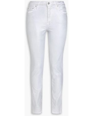 Jonathan Simkhai Rae hoch sitzende skinny jeans mit -effekt - Weiß