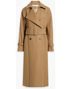 IRO Kealia Double-breasted Wool-blend Coat - Natural