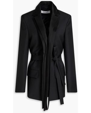 Rohe Wool And Mohair-blend Blazer - Black