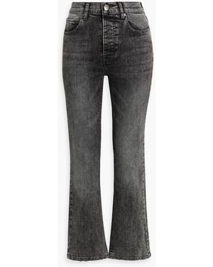 Tomorrow Denim Marston High-rise Straight-leg Jeans - Grey