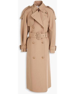 Zimmermann Cotton-Gabardine Trench Coat - Natural