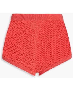 Antik Batik Shaggy shorts in pointelle-strick - Rot