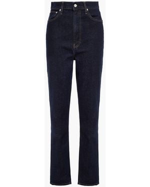 Helmut Lang High-Rise Straight-Leg Jeans - Blue