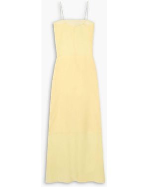 Jacquemus Brezza Crepe Gown - Yellow