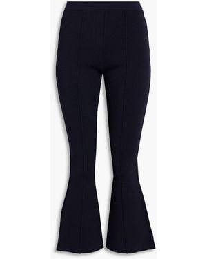 3.1 Phillip Lim Stretch-Knit Kick-Flare Pants - Blue