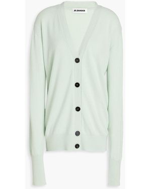 Jil Sander Cardigan aus kaschmir - Weiß