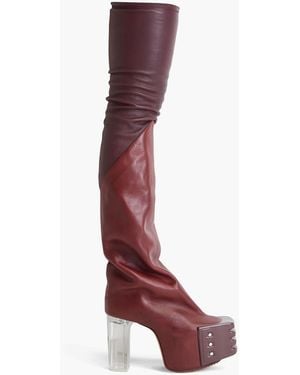 Rick Owens Over-the-knee boots for Women | Online Sale up to Rick Owens Over-the-knee boots for Women | Online Sale up to
