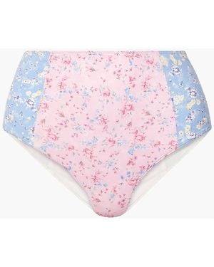 LoveShackFancy Mason bikini-höschen mit floralem print - Pink