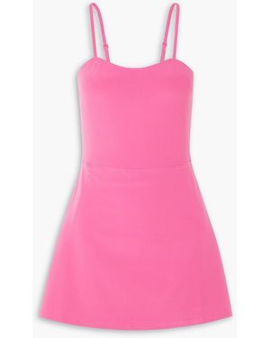 Alo Yoga Alosoft Courtside Stretch-jersey Tennis Dress - Pink
