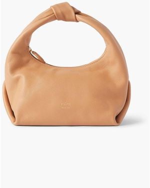 KHAITE Beatrice Small Knotted Leather Tote - White