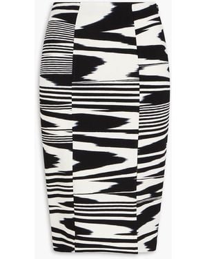 Missoni Rock aus stretch-strick in space-dye-optik - Schwarz
