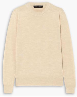 Proenza Schouler Embroidered Merino Wool Sweater - Natural