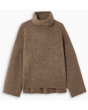 Gauchère Rollkragenpullover aus einer lamawollmischung - Braun