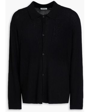 Sandro Adam Wool-Blend Cardigan - Black