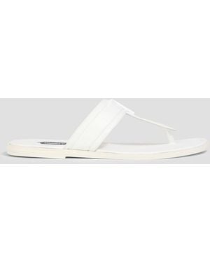 Tom Ford Leather Sandals - White