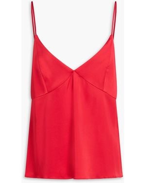 Officine Generale Callista Satin Camisole - Red